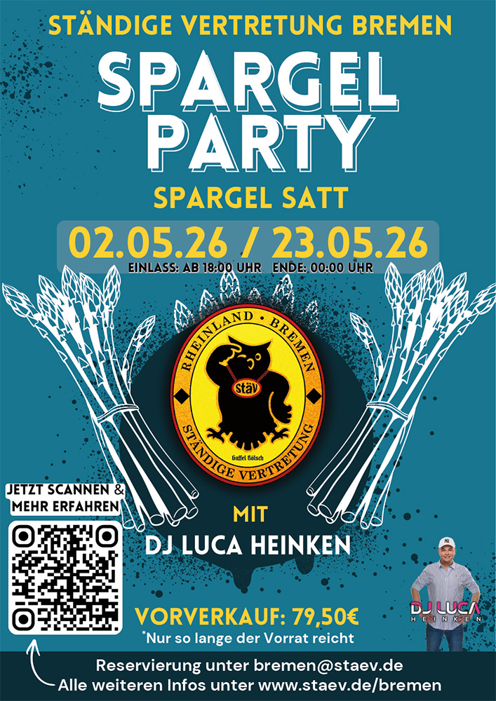 Spargel Party Stäv1